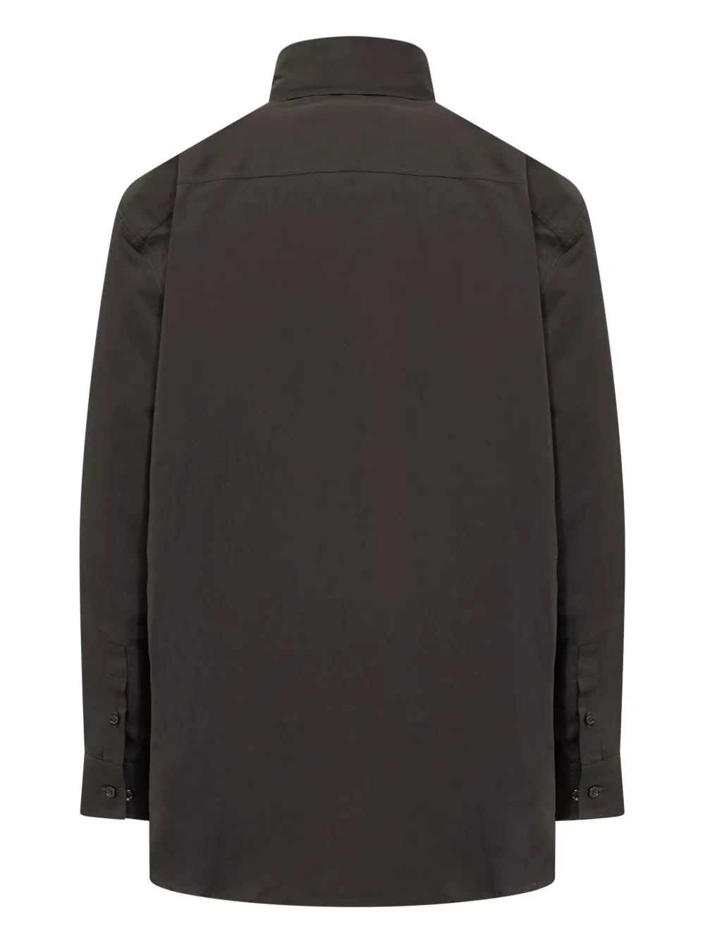 Off-White Overhemd met geborduurd logo - Zwart