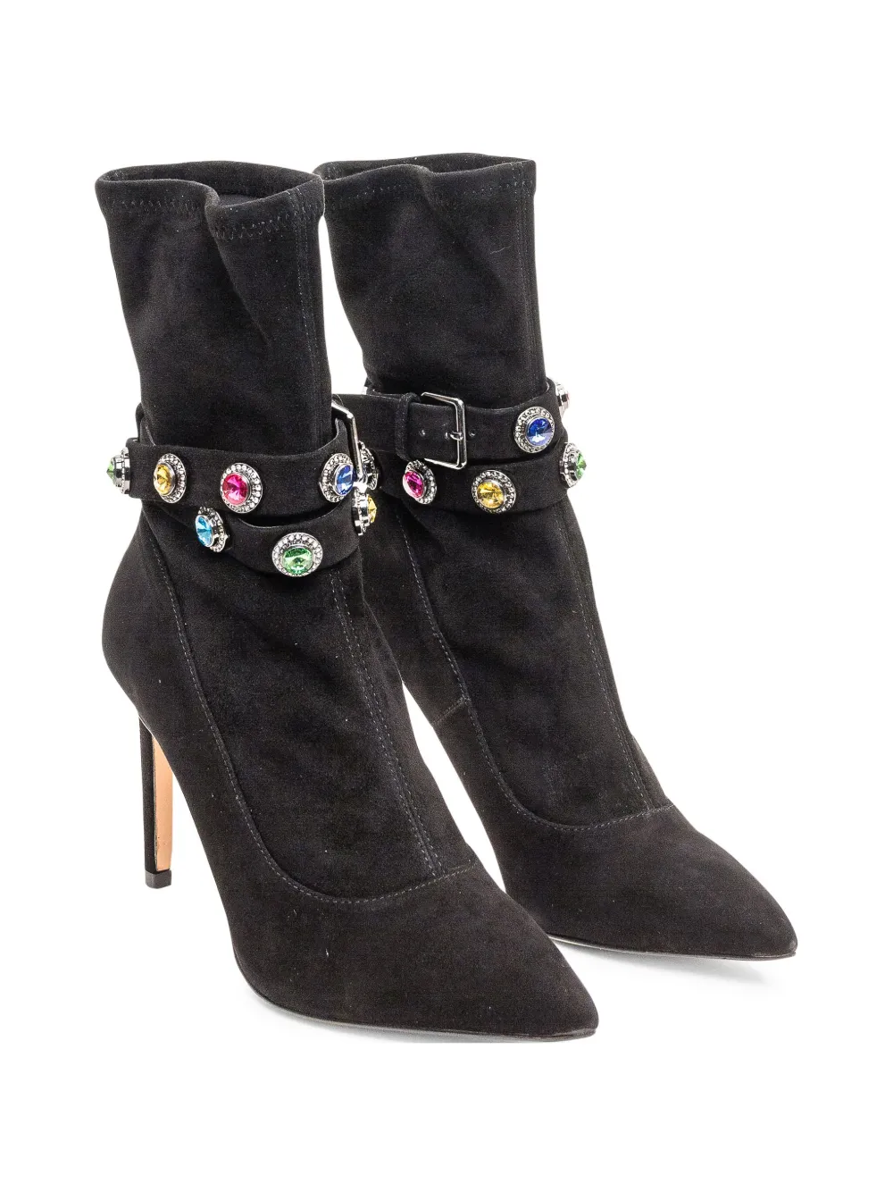 Kurt Geiger Sofia Suede Boots In Black