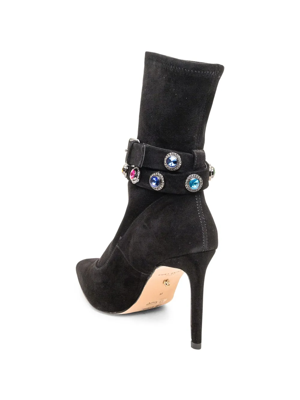 Kurt Geiger Sofia Suede Boots In Black