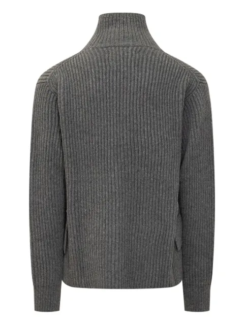 Jil Sander Cardigan com zíper