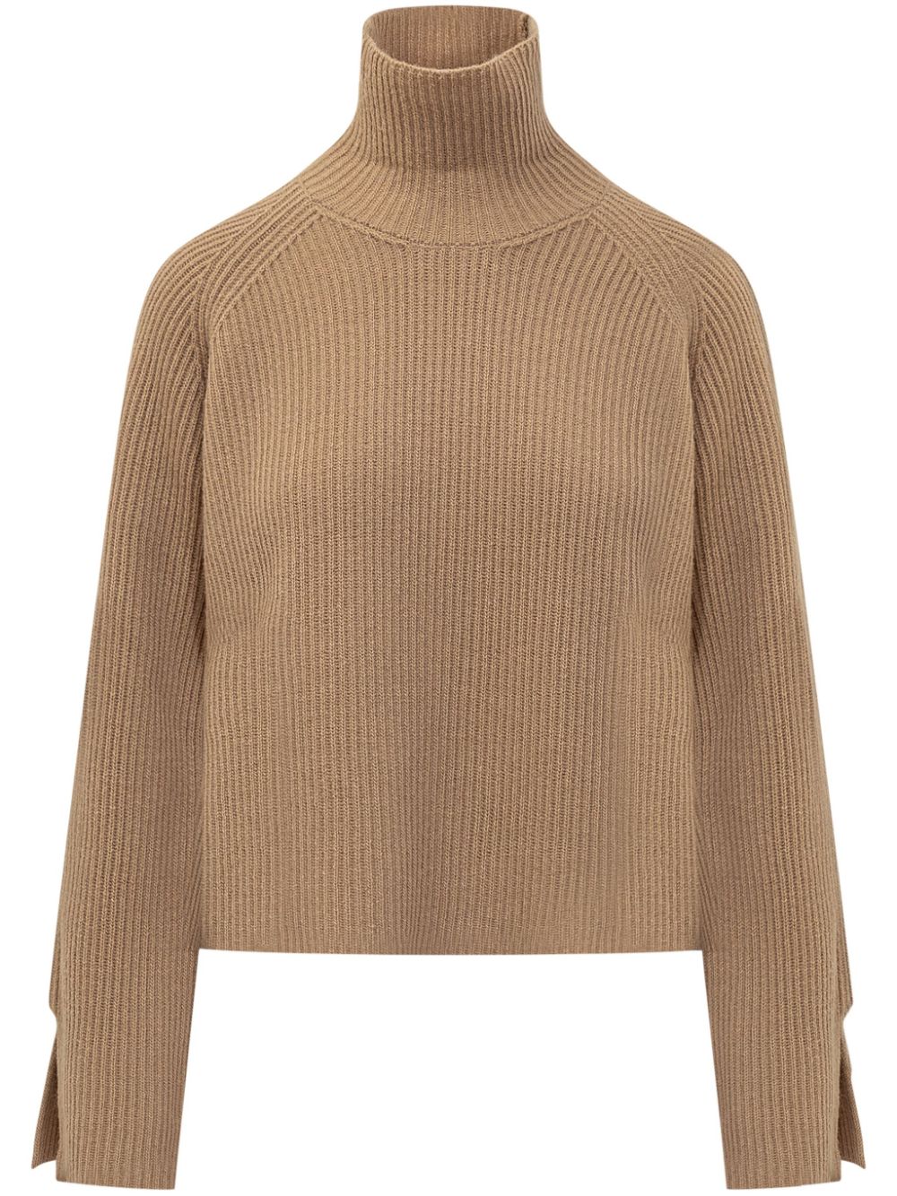 high-neck jumper