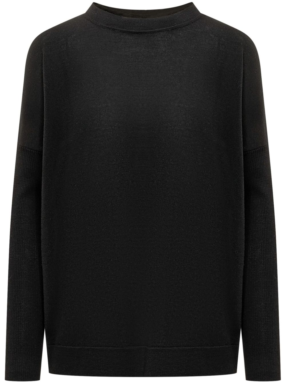 jucca approved fine-knit jumper - Black