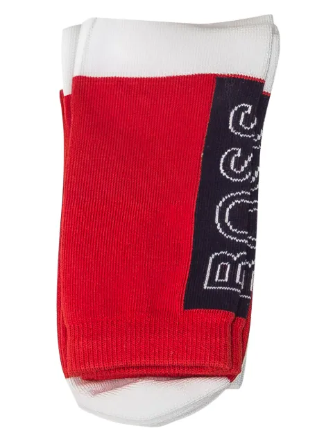 BOSS Kidswear logo-jacquard socks (pack of two)