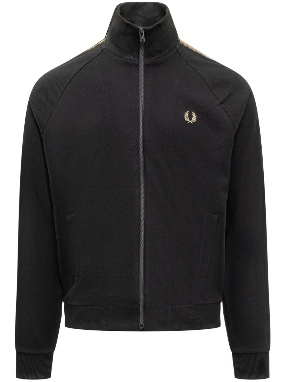 Fred Perry logo-embroidered sweatshirt – Black