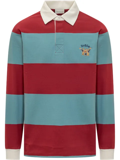 Drôle De Monsieur Le Bandes polo shirt 