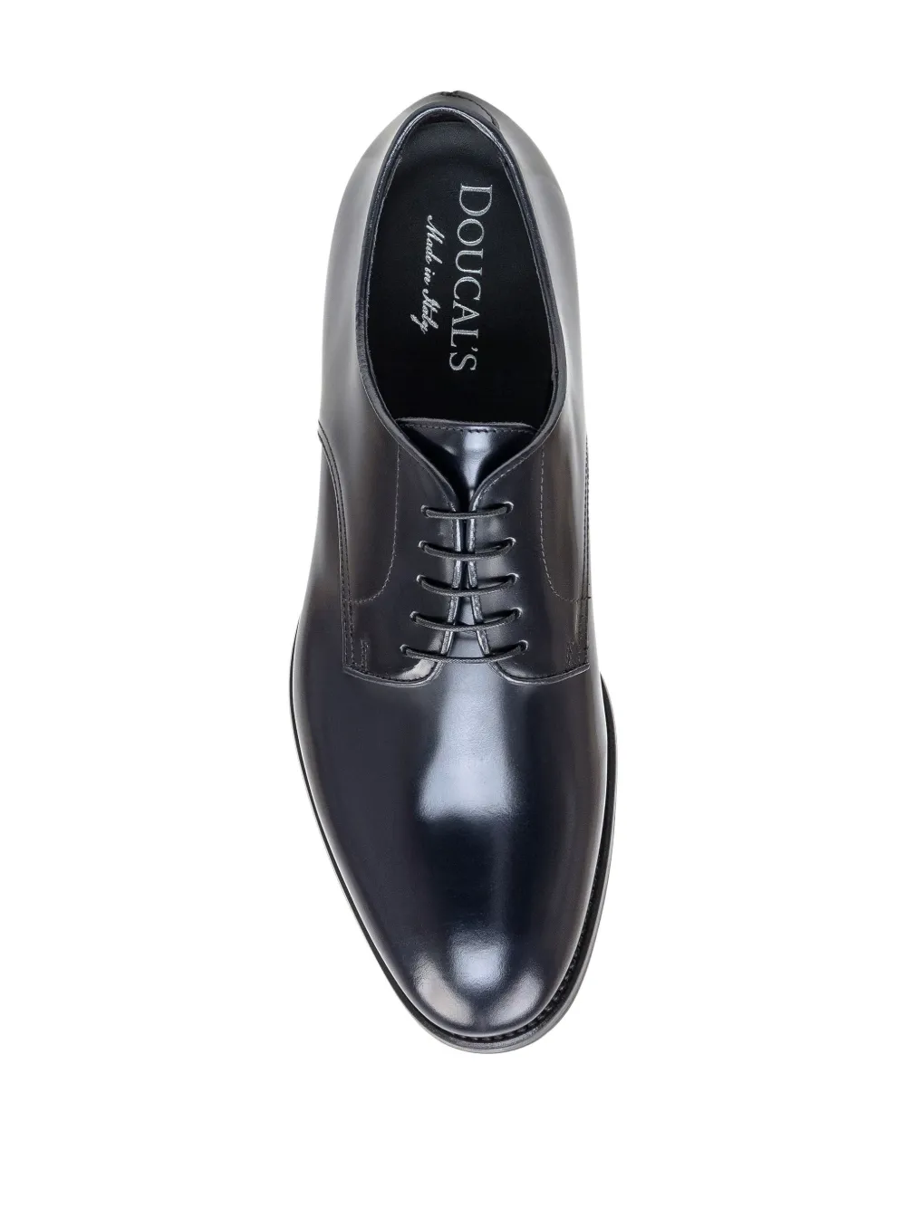 Doucal's leather derby shoes Black