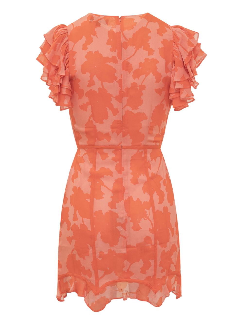 De La Vali floral-print dress - Roze