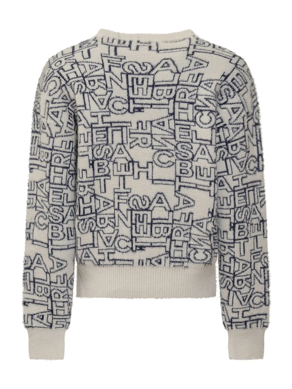 Elisabetta Franchi La Mia Bambina logo-jacquard sweater | Girls Jumpers & Knitwear | Image 2