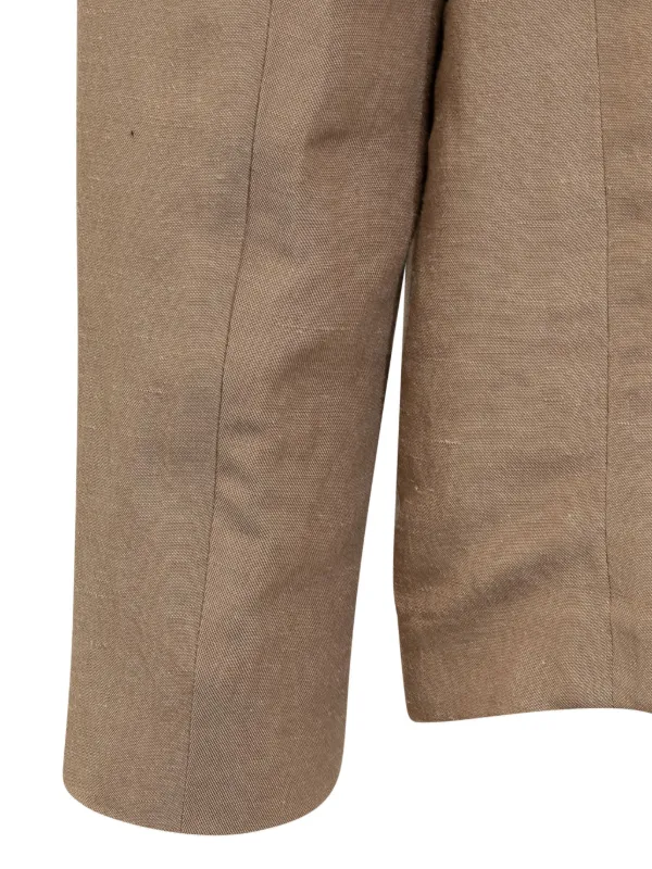 Emporio Armani single-breasted Suit Brown FARFETCH IN