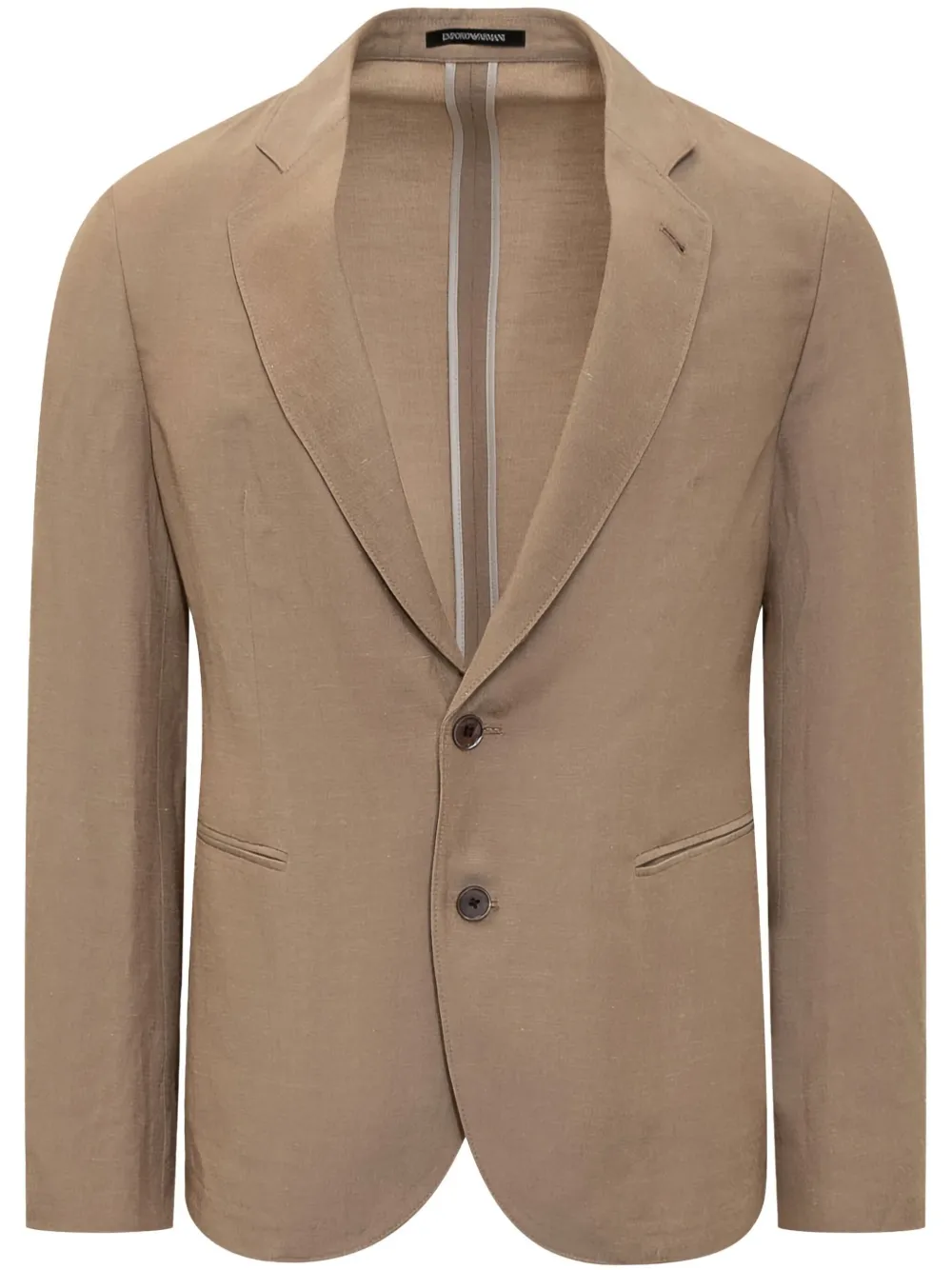 Emporio Armani Single-breasted Suit In 褐色