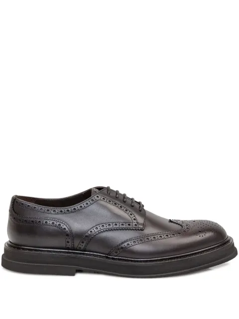 Doucal's half-wing derby shoes
