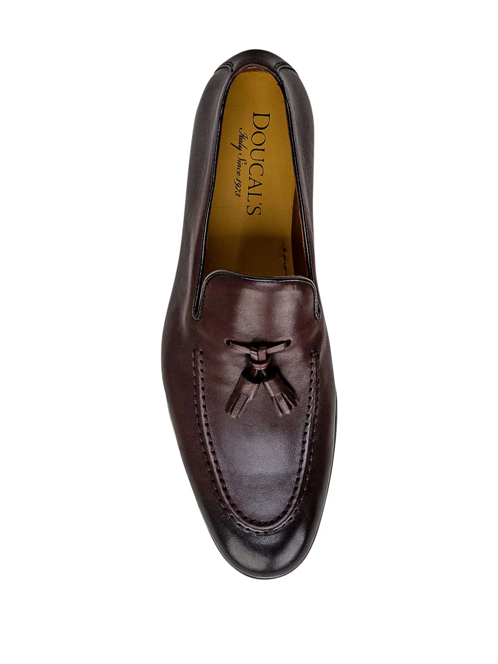 Doucal's Leren loafers Bruin