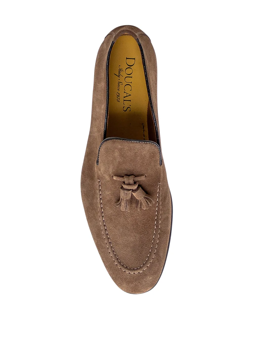 Doucal's Leren loafers Bruin