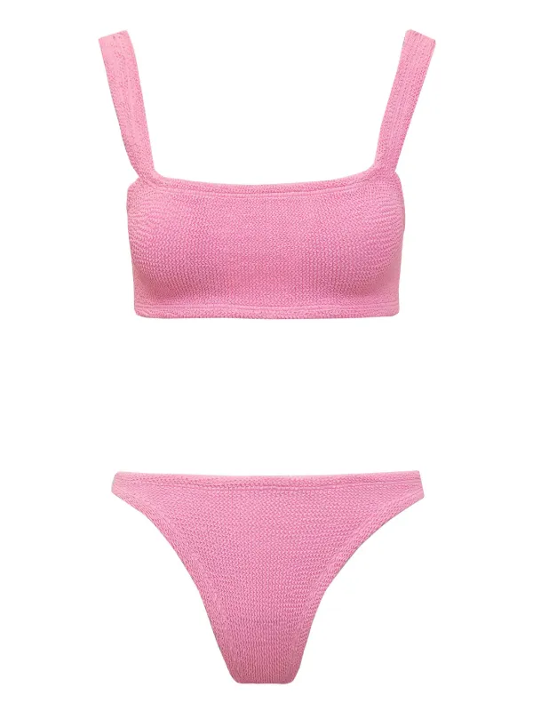 Hunza G Xandra Bikini Set Pink FARFETCH EG
