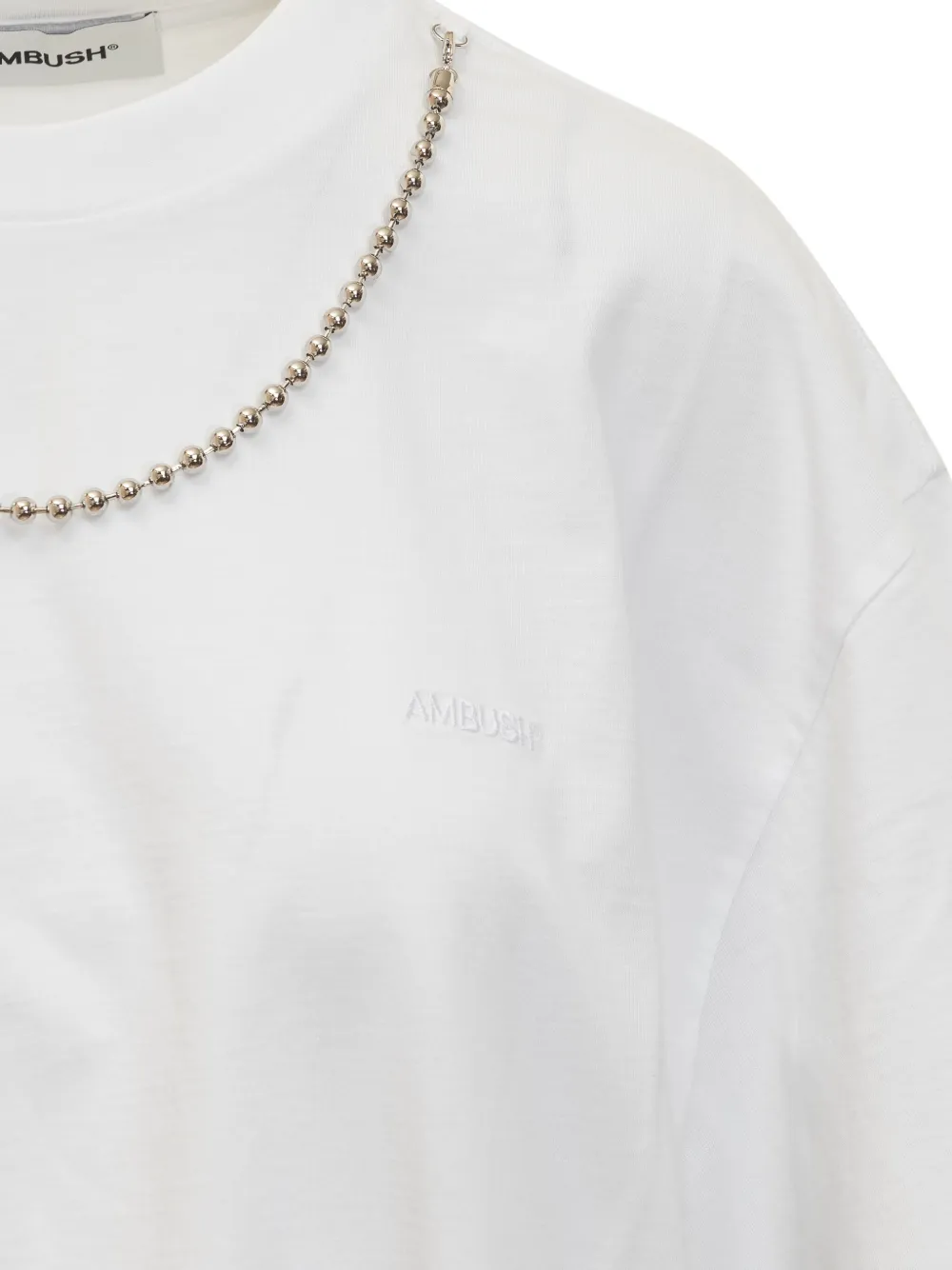 AMBUSH T-shirt met kettingdetail Zwart