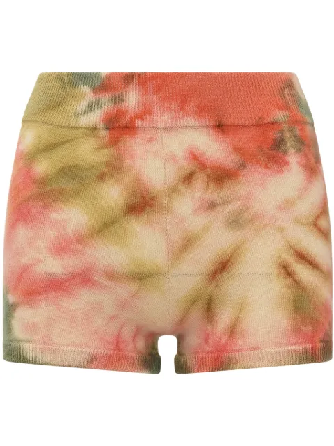 MIXIK bermudas con estampado tie-dye