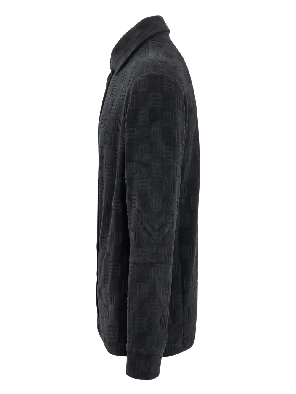 AMBUSH Overhemd met monogram-print Zwart