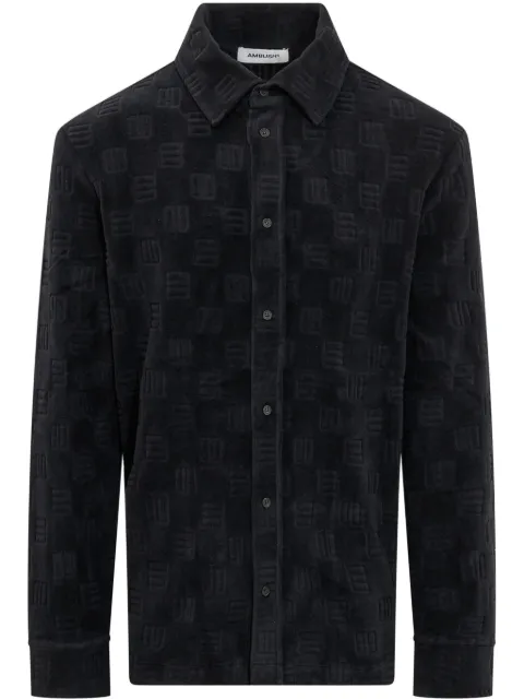 AMBUSH monogram-pattern shirt 