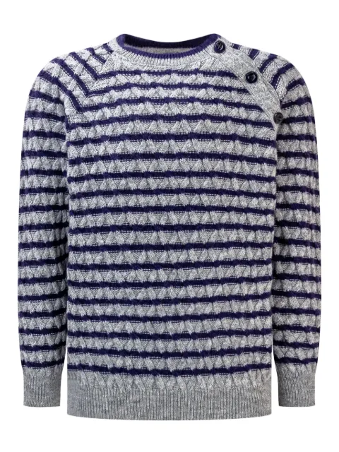 Emporio Armani Kids كنزة مخططة