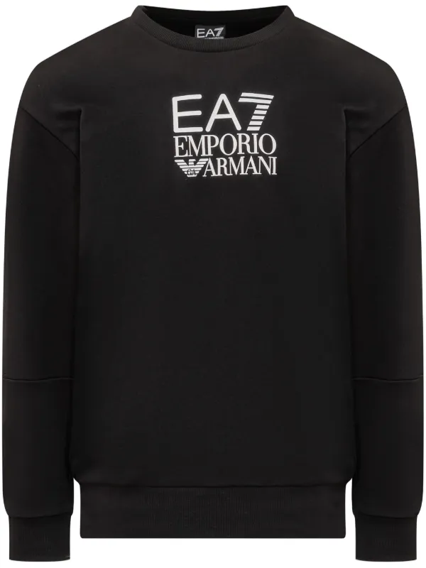 Black ea7 jumper discount