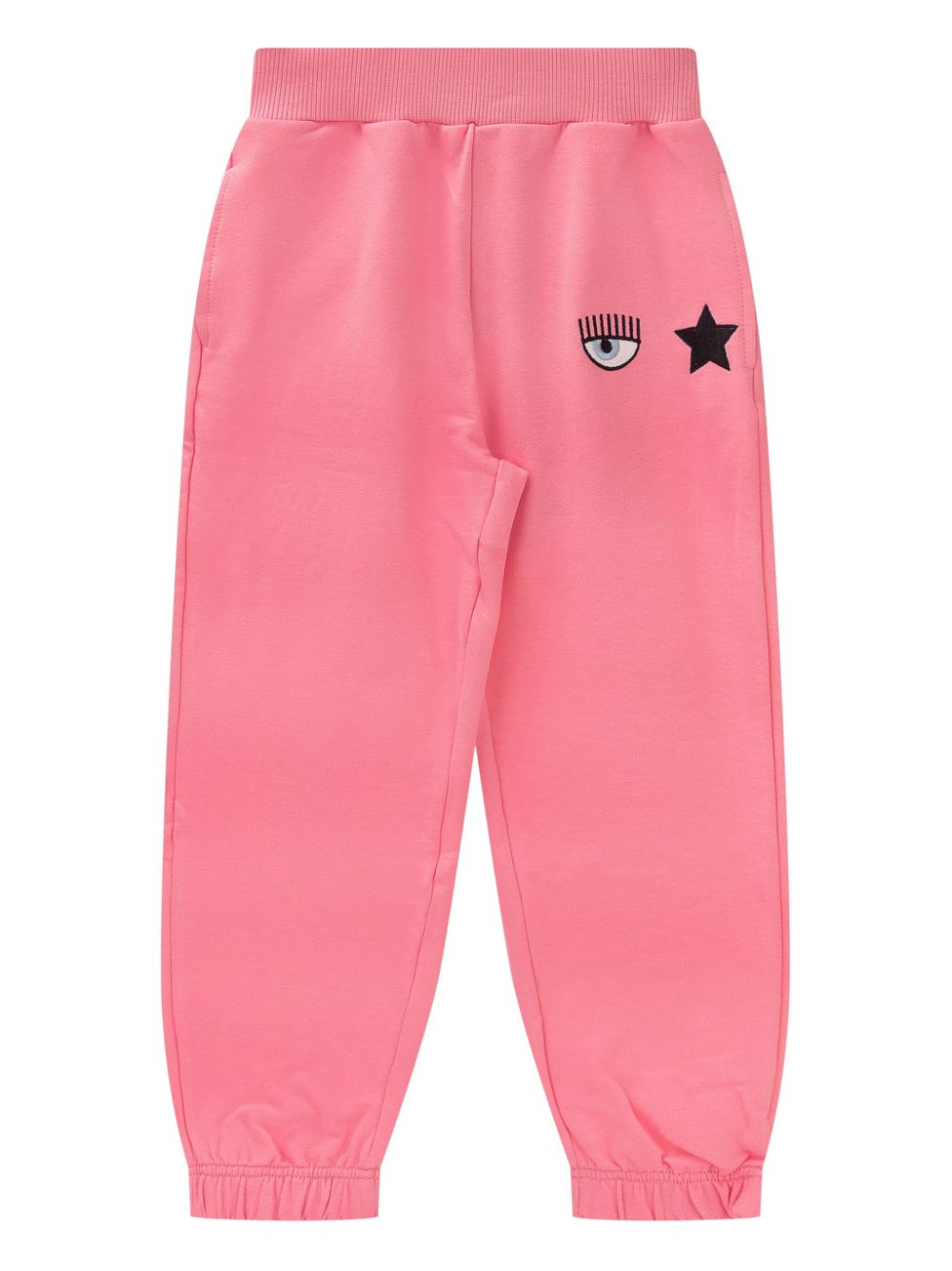 Chiara Ferragni Kids Eyestar track pants - Pink