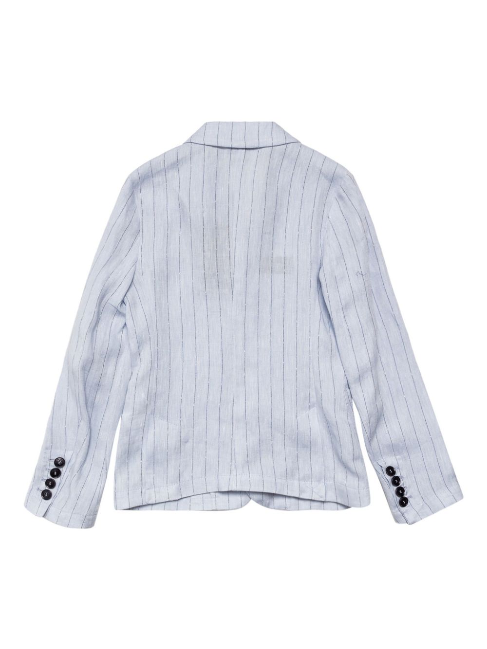 Emporio Armani Kids striped blazer - Blauw