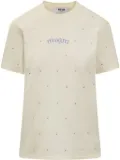 MSGM logo-print T-shirt - Neutrals