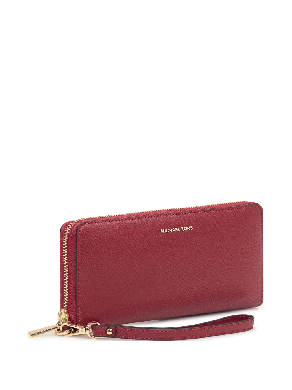 Michael Kors logo-lettering wallet Rood
