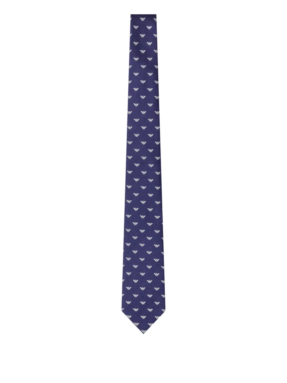 Emporio Armani Cravatta con logo - Blu