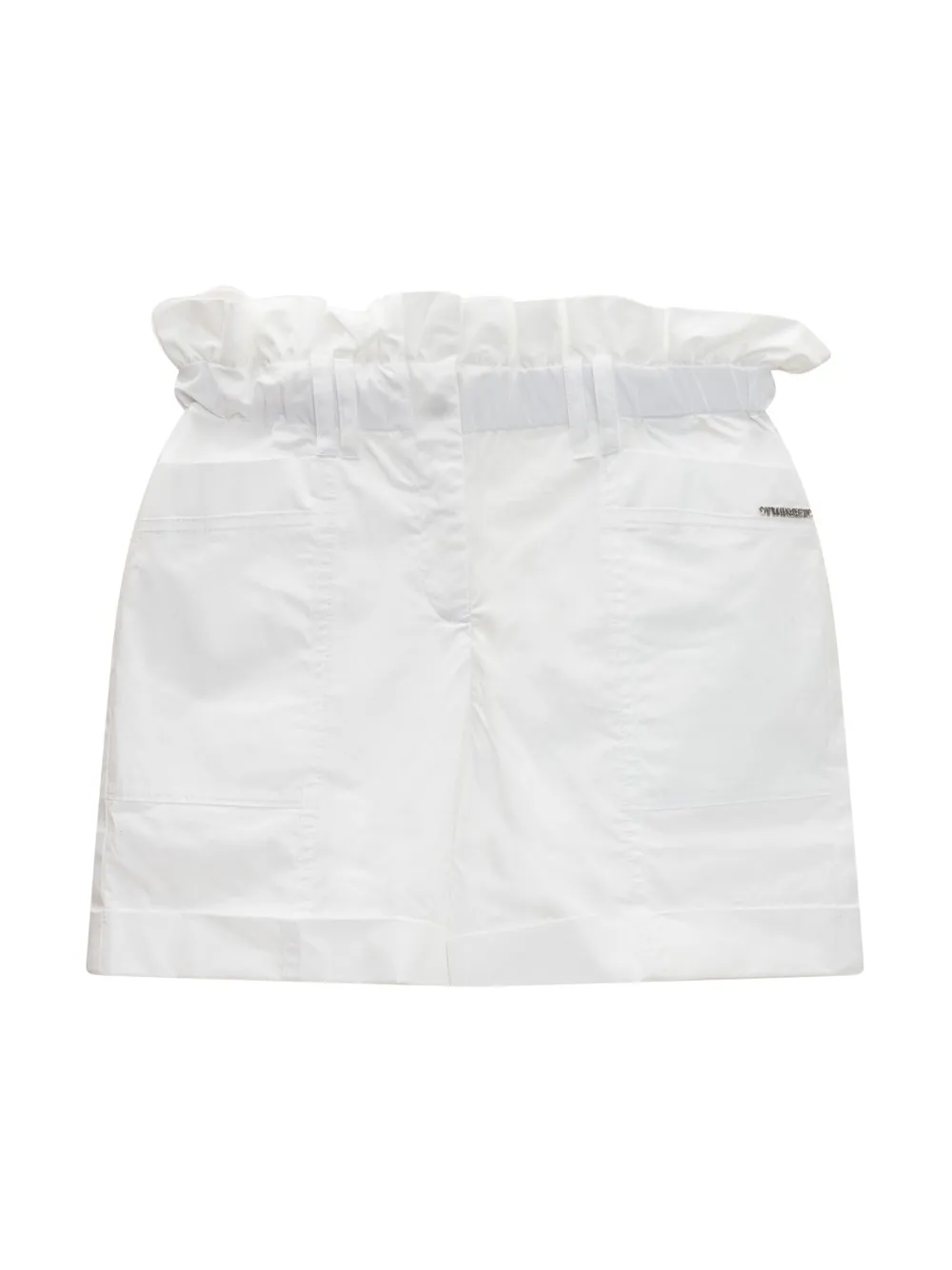 TWINSET Kids Katoenen shorts Wit