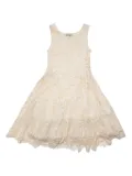 TWINSET Kids floral lace dress - Neutrals