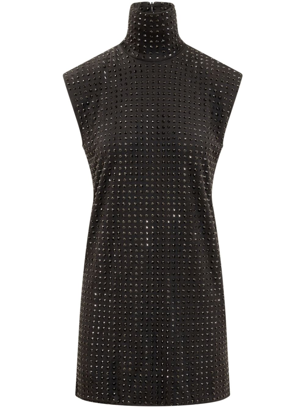 Sportmax rhinestone-embellished dress - Black