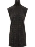 Sportmax rhinestone-embellished dress - Black