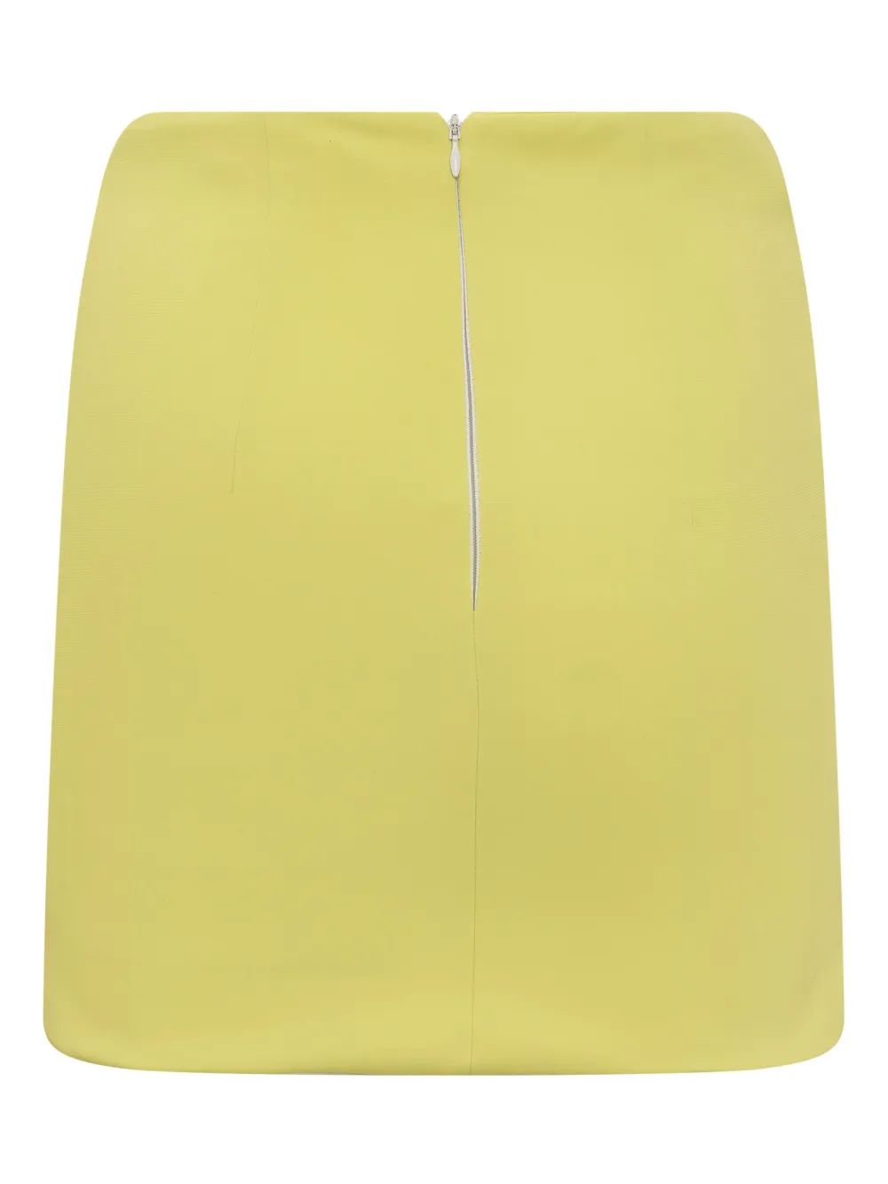 Nineminutes draped-detailed mini skirt - Groen