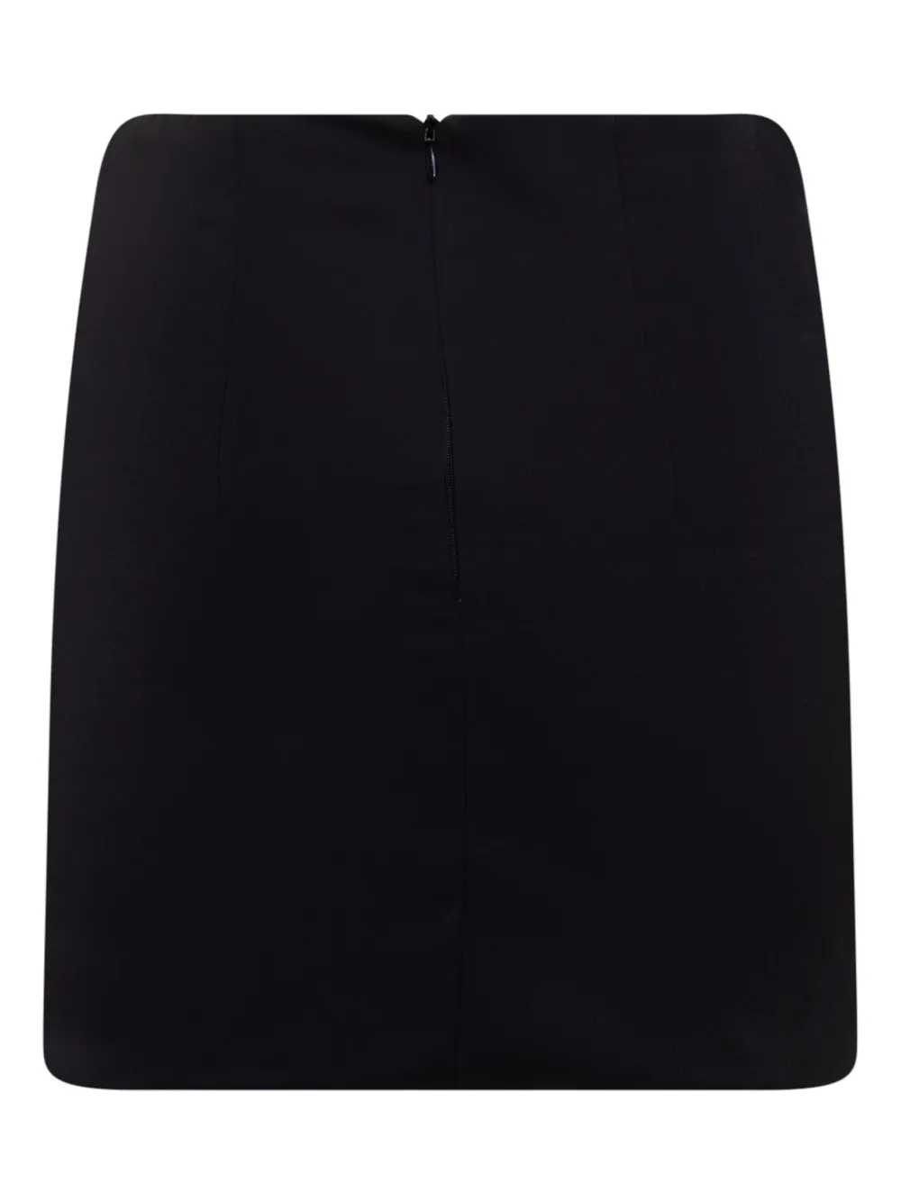 Nineminutes draped mini skirt - Zwart