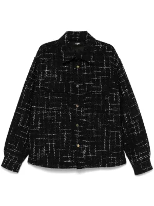 AMIRI フーデッドジャケット | ブラック | FARFETCH JP