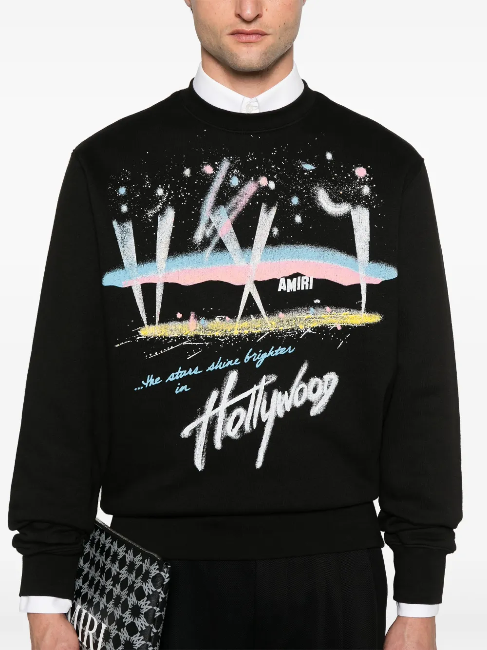 AMIRI Hollywood Lights sweater Zwart
