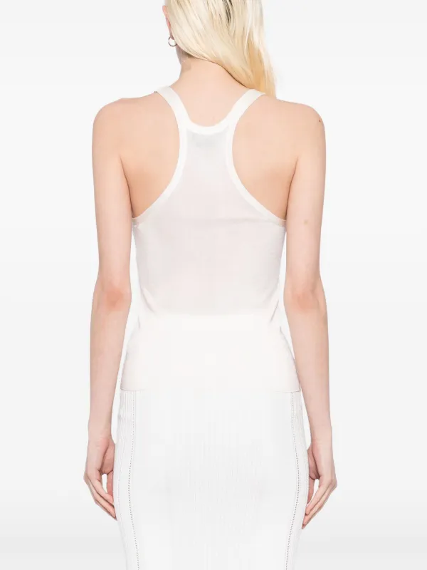 TOM FORD Silk Knitted Tank Top | Neutrals | FARFETCH CA