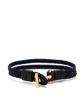 TOM FORD braided bracelet - 3LN14 NAVY + BLACK