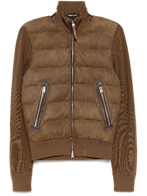 TOM FORD zip-up padded jacket