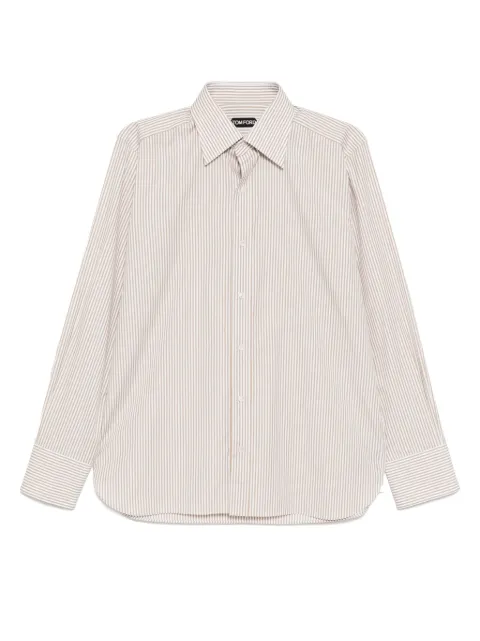 TOM FORD camisa con rayas estampadas
