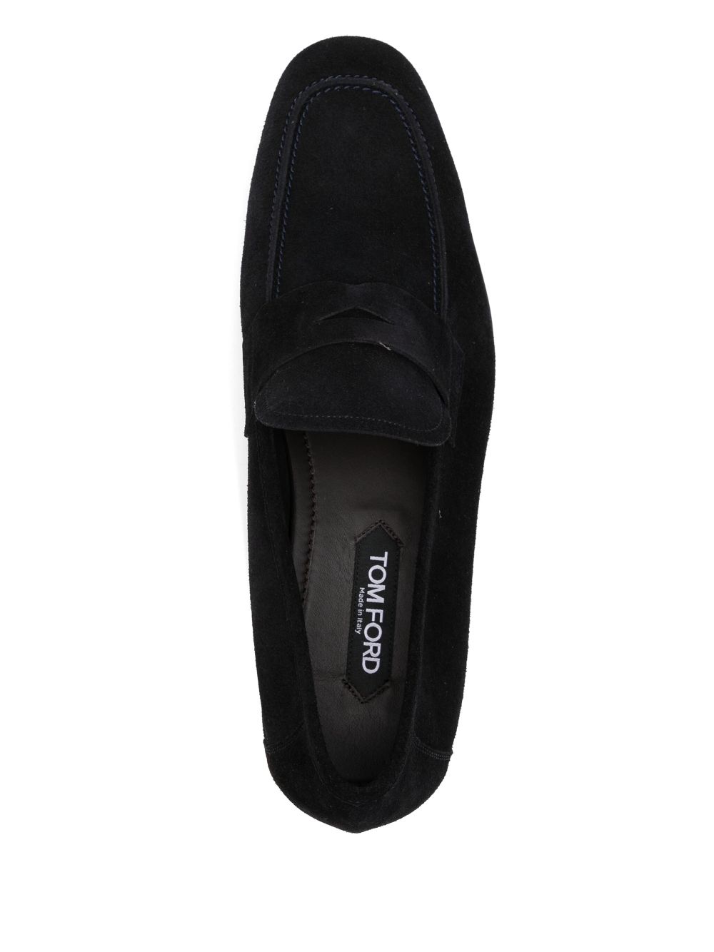 TOM FORD leather loafers Black