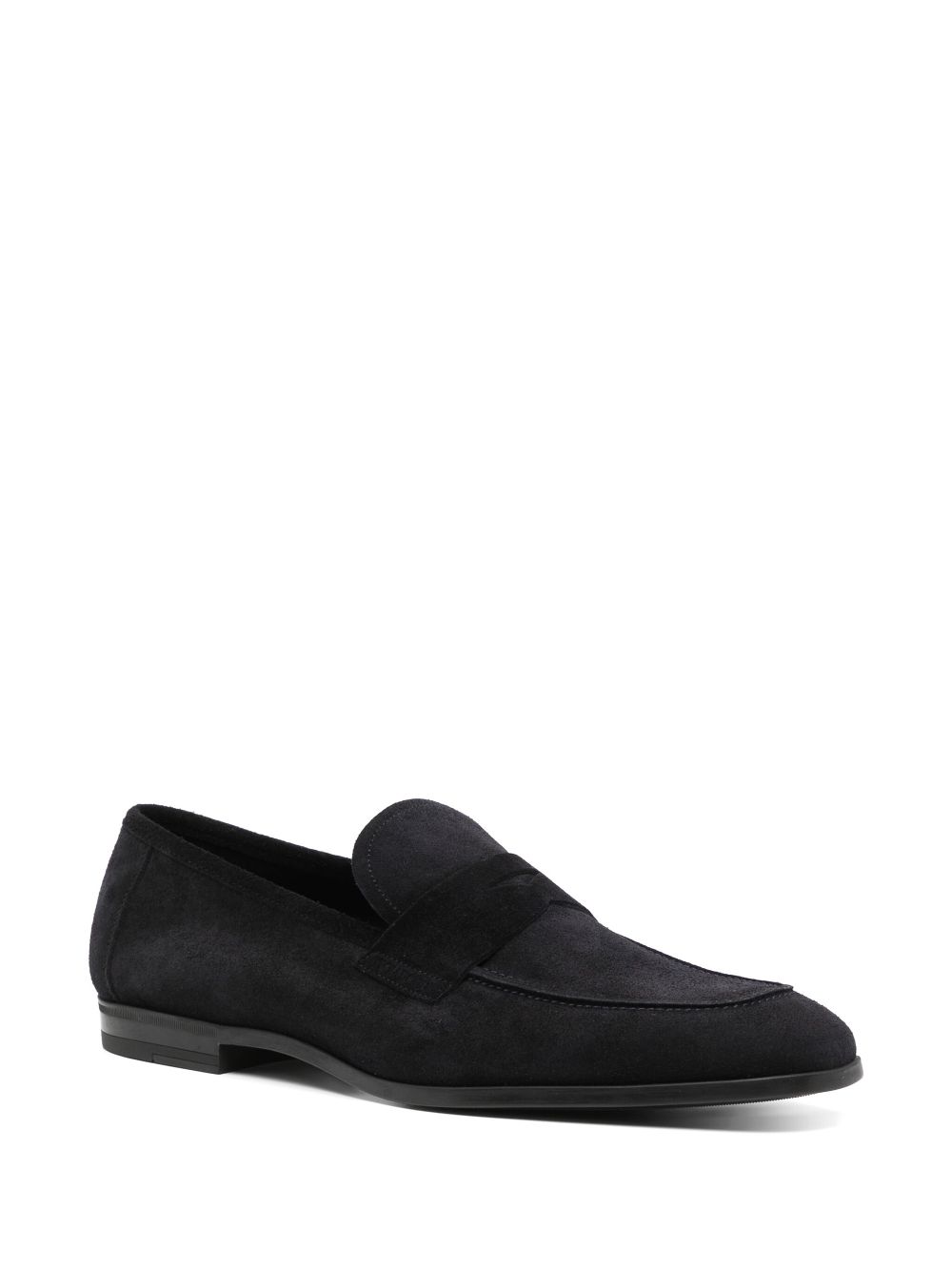 TOM FORD Leren loafers - Zwart