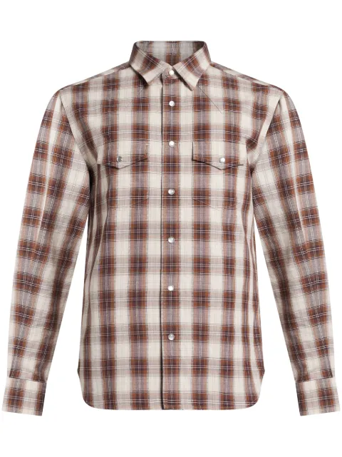 TOM FORD plaid-check shirt