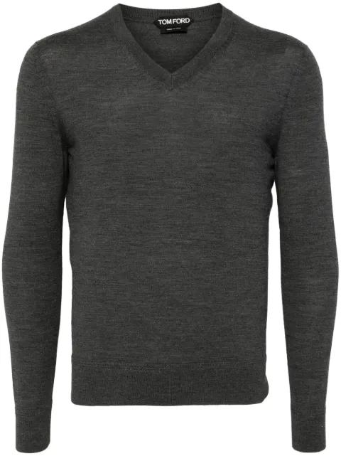 TOM FORD top con cuello en V