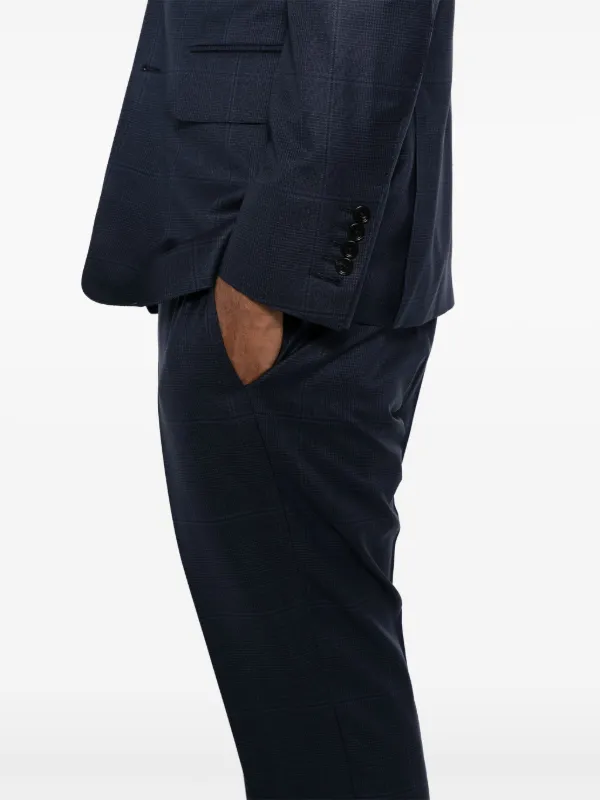 TOM FORD Checked Suit | Blue | FARFETCH