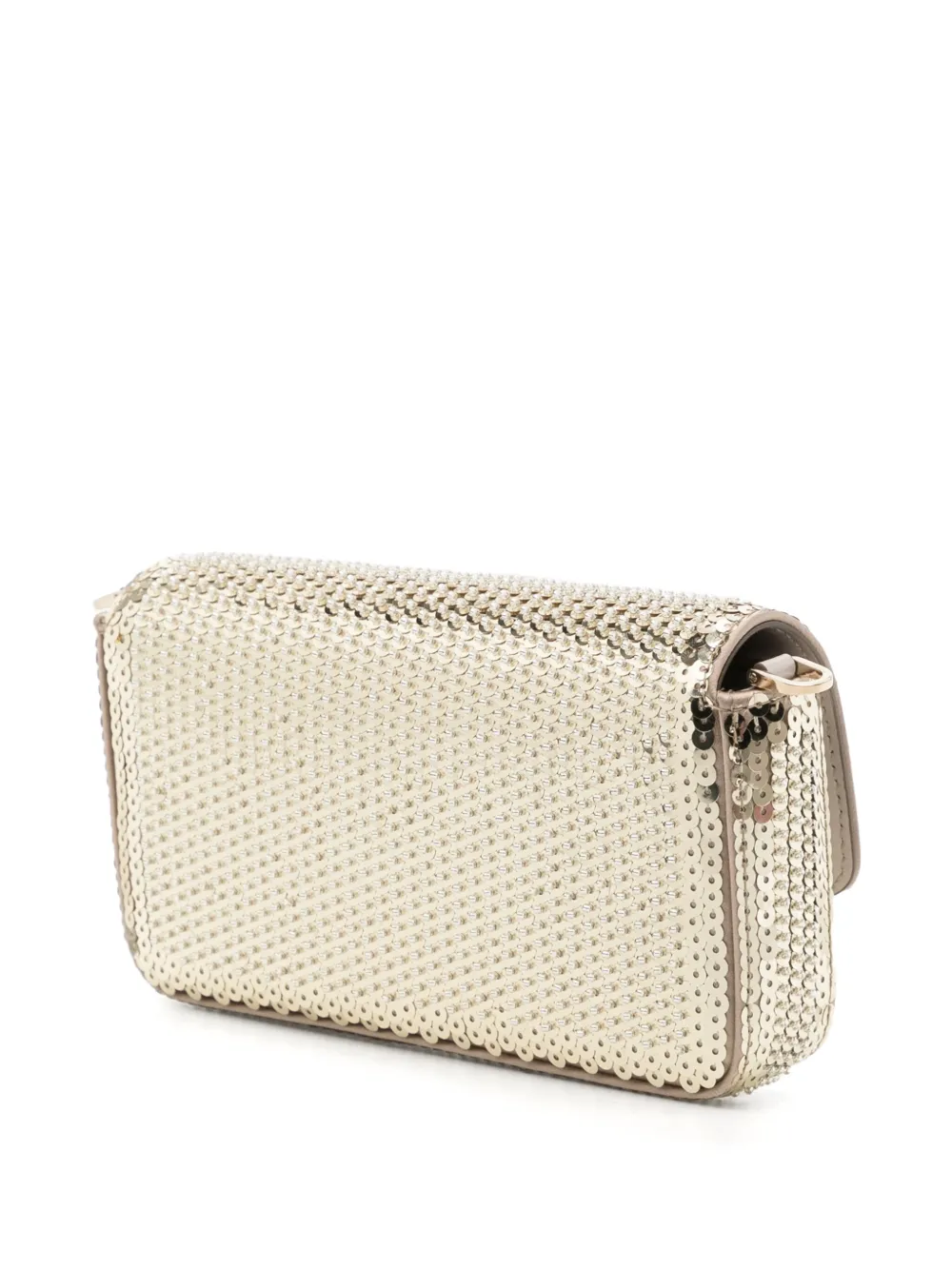 Tom Ford Sequin Mini Bag In Silver