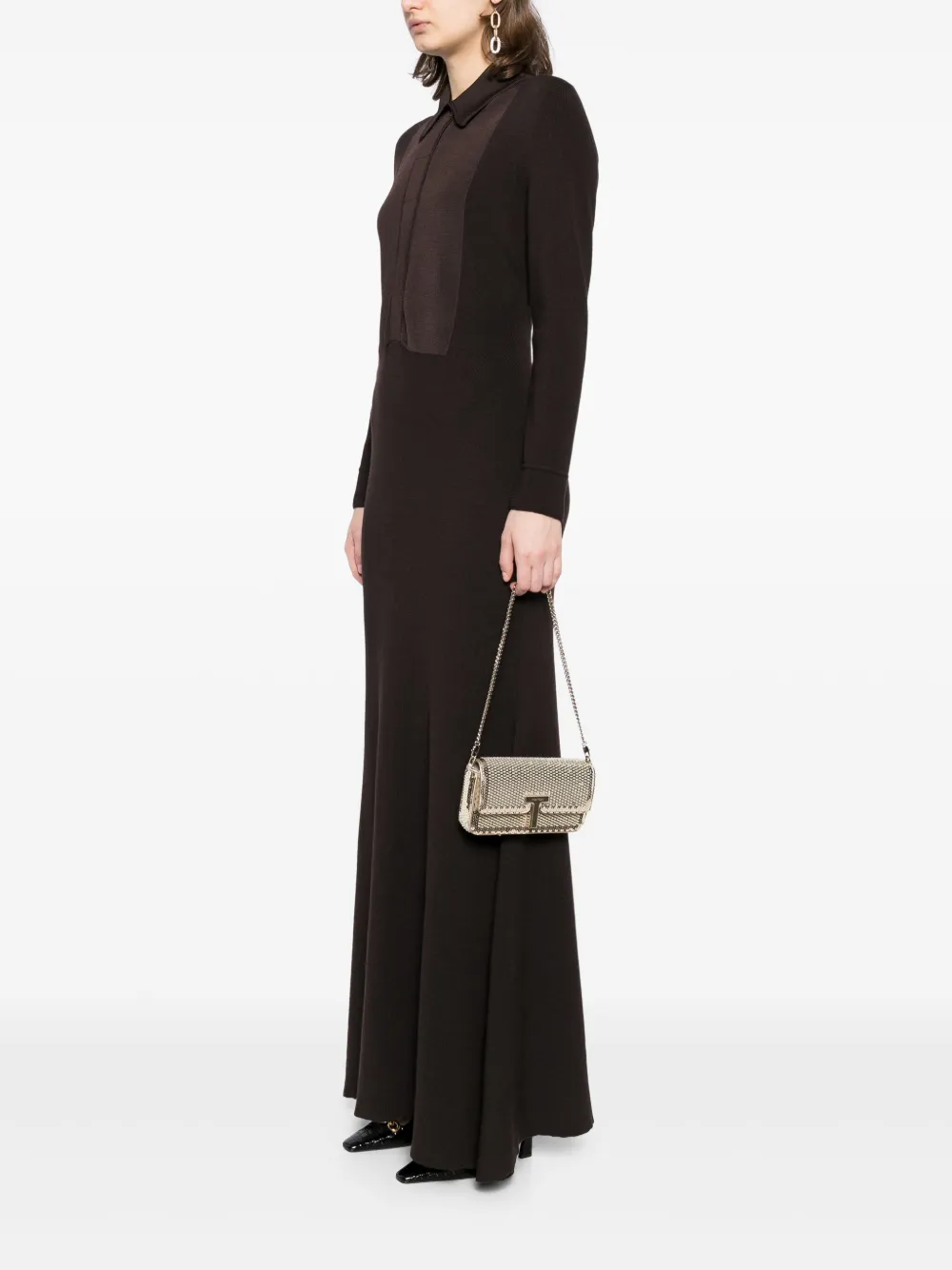 TOM FORD Mini-tas met pailletten - Zilver