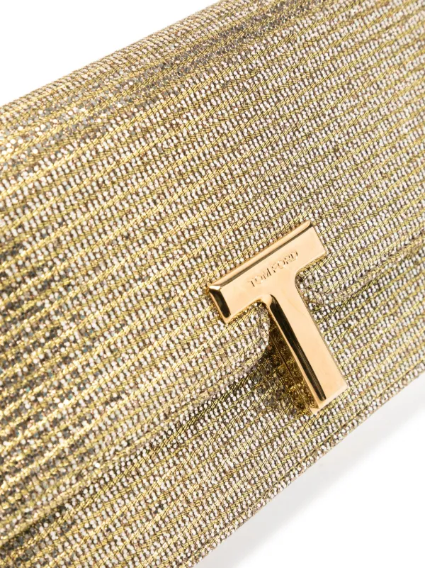 TOM FORD Wallis Clutch | Gold | FARFETCH GE