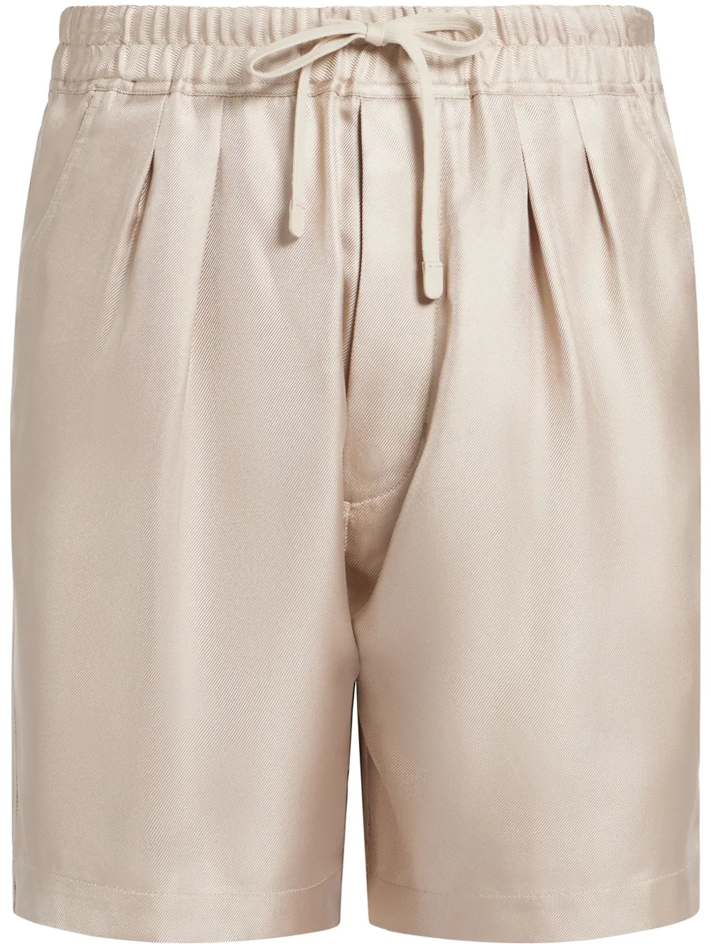 TOM FORD Zijden shorts Beige